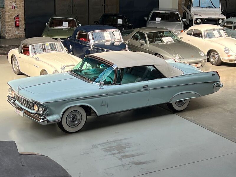 Blau Gebraucht 1963 Chrysler Imperial Cabrio | 78.700 € - Bild 1/4
