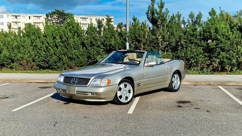 Gold Gebraucht 1999 Mercedes SL500 Cabrio | 12.000 € - Bild 1/4