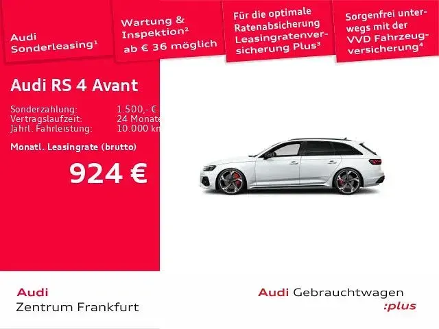 Gebraucht Audi RS4 Sport 450 PS (330 kW) 2024 Weiß Kombi