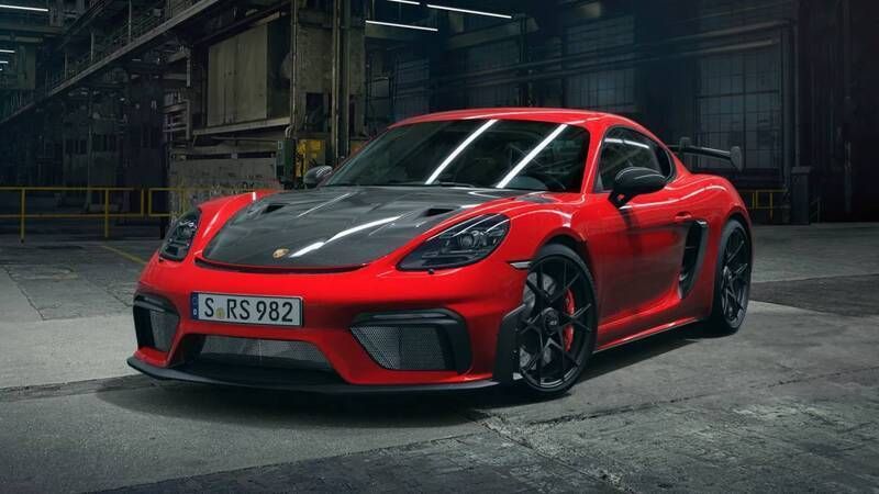 Indischrot Neu 2025 Porsche 718 Cayman GT4 Coupé | 186.611 € - Bild 1/4