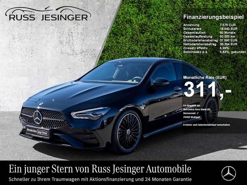 Kosmosschwarz Gebraucht 2024 Mercedes CLA200 AMG Coupé | 37.880 € (Fairer Preis) - Bild 1/3