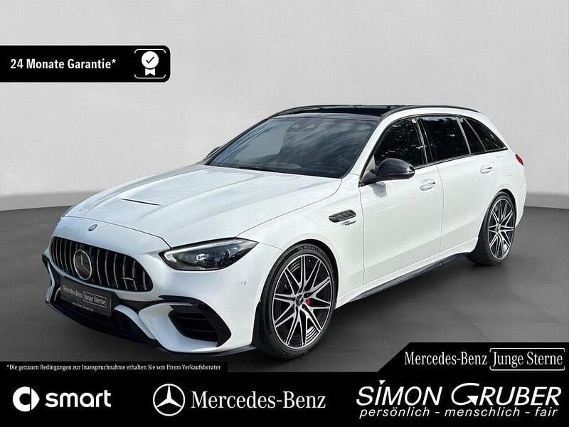 Weiß Gebraucht 2024 Mercedes C63 AMG SE Limousine | 74.900 € (Guter Preis) - Bild 1/4