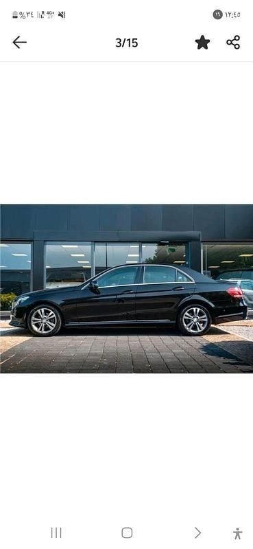 Gebraucht Mercedes E220 170 PS (125 kW) 2015 Schwarz Limousine