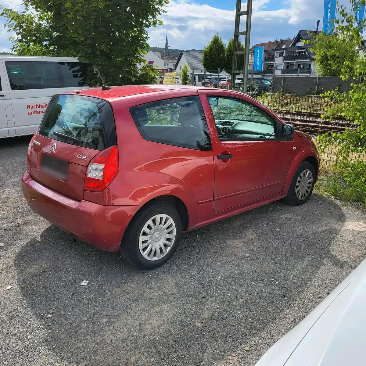 Gebraucht Citroën C2 60 PS (44 kW) 2009 Rot Kleinwagen
