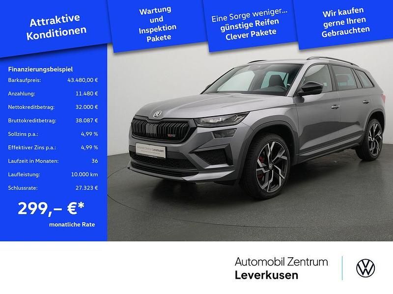 Graphite grau Gebraucht 2024 Skoda Kodiaq RS SUV | 43.480 € (Guter Preis) - Bild 1/4