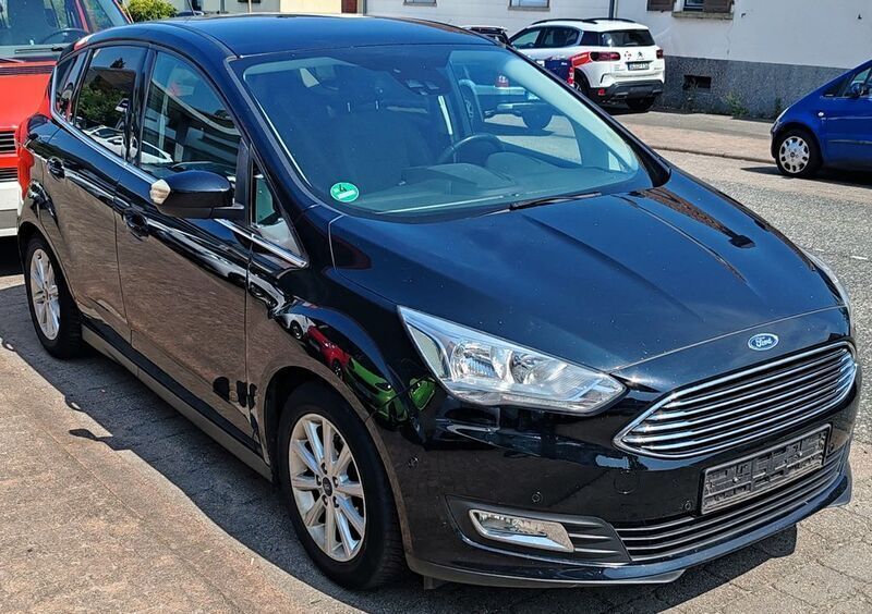 Schwarz Gebraucht 2016 Ford C-MAX Titanium Van / Kleinbus | 5.928 € (Fairer Preis) - Bild 1/4