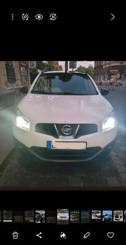Weiß Gebraucht 2013 Nissan Qashqai SUV | 8.699 € - Bild 1/4