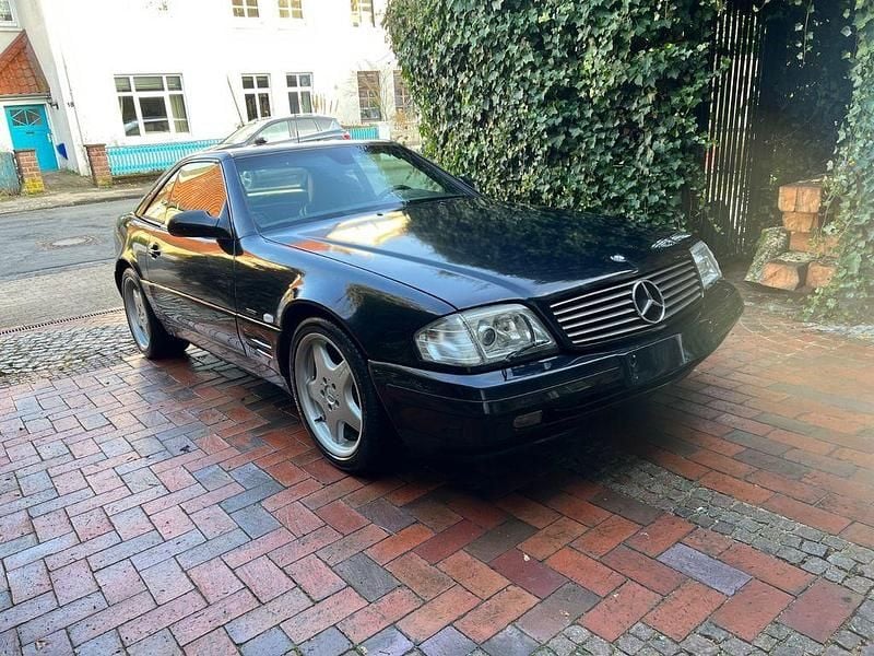 Gebraucht Mercedes SL320 Edition 224 PS (164 kW) 2001 Schwarz Cabrio