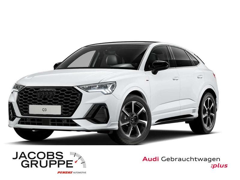 Gletscherweiß metallic Gebraucht 2025 Audi Q3 Sportback S-Line SUV | 52.330 € - Bild 1/4
