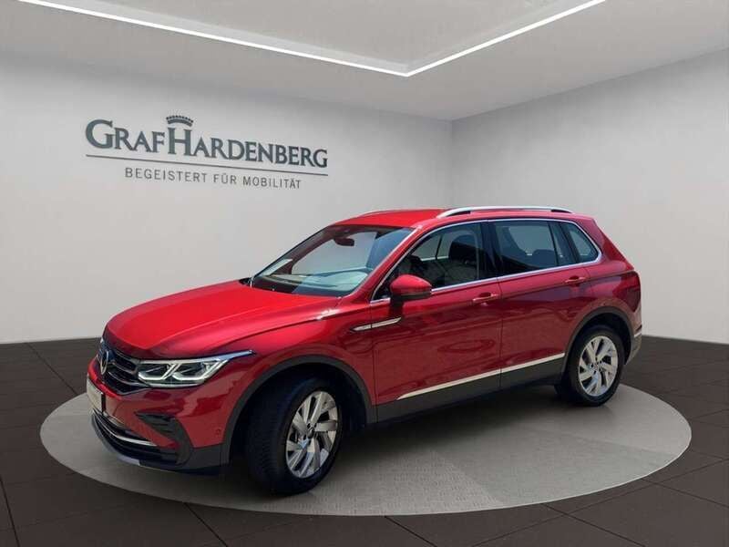 Rot Gebraucht 2021 VW Tiguan Elegance SUV | 30.888 € (Guter Preis) - Bild 1/4
