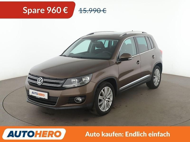 Braun Gebraucht 2014 VW Tiguan Sportline SUV | 15.030 € (Fairer Preis) - Bild 1/3