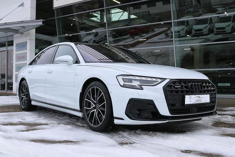Weiß Gebraucht 2022 Audi A8 S-Line Limousine | 52.600 € (Superpreis) - Bild 1/4