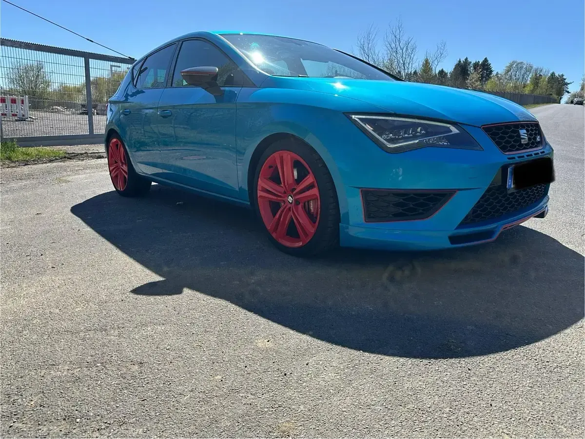 Usata Seat Leon 290 CV (213 kW) 2016 Blu Berlina