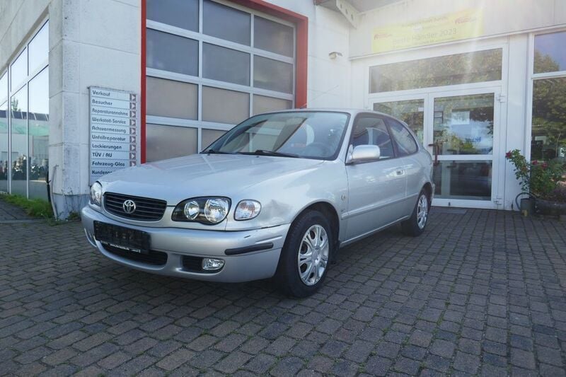 Silber Gebraucht 2001 Toyota Corolla Sol Kleinwagen | 1.900 € (Fairer Preis) - Bild 1/4