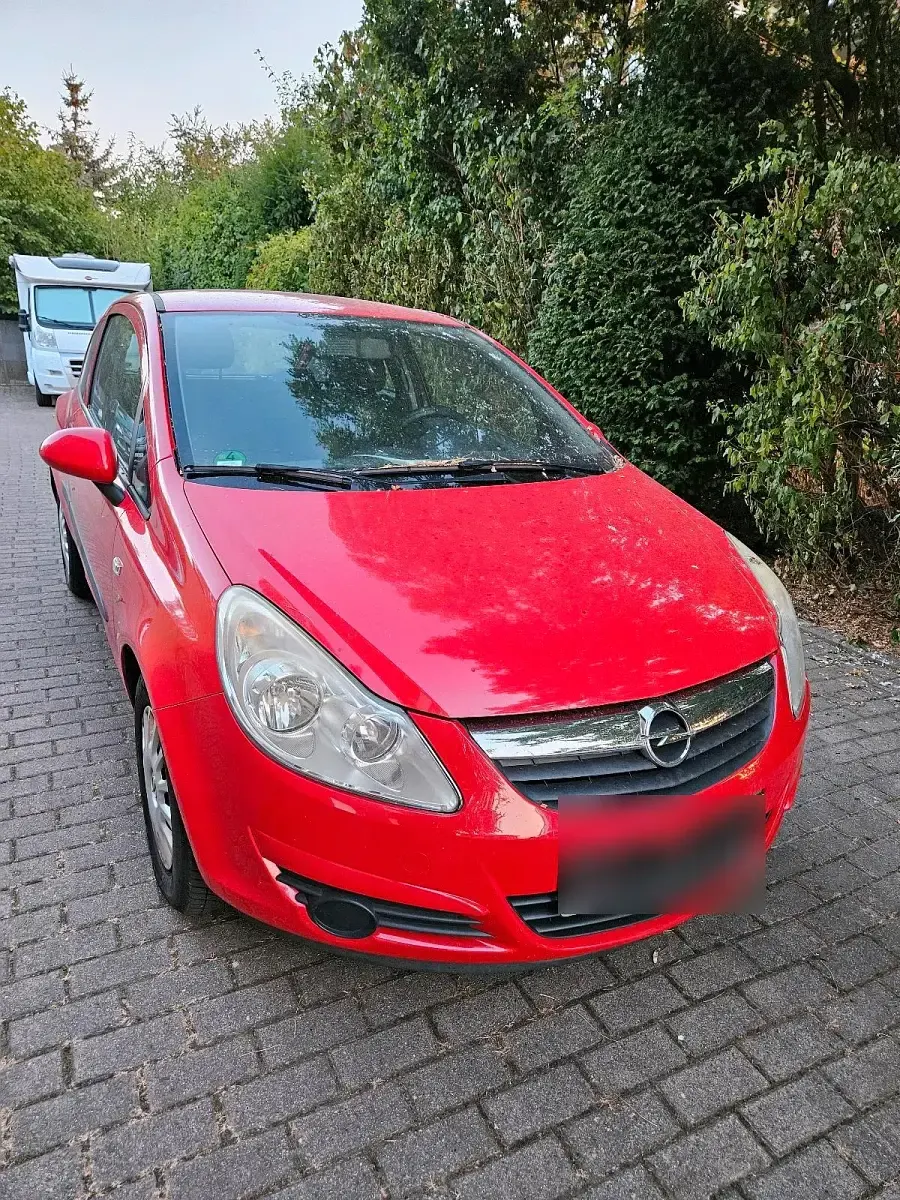 Gebraucht Opel Corsa 60 PS (44 kW) 2009 Rot Kleinwagen