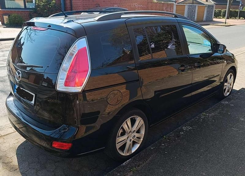 Schwarz Gebraucht 2009 Mazda 5 Exclusive Van / Kleinbus | 4.990 € (Etwas zu teuer) - Bild 1/4