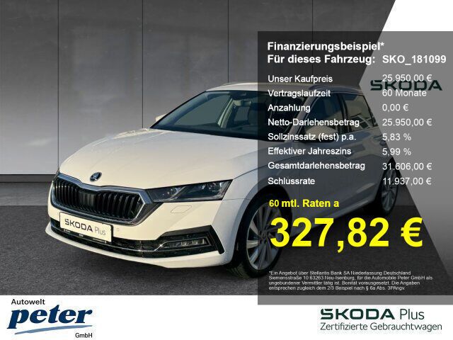 Candyweiss Gebraucht 2021 Skoda Octavia Style Kombi | 25.950 € (Etwas zu teuer) - Bild 1/4
