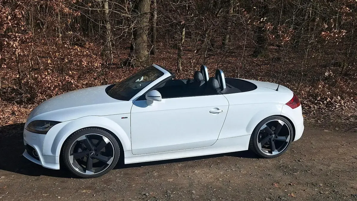 Gebraucht Audi TT Roadster S-line plus 211 PS (155 kW) 2012 Weiß Cabrio