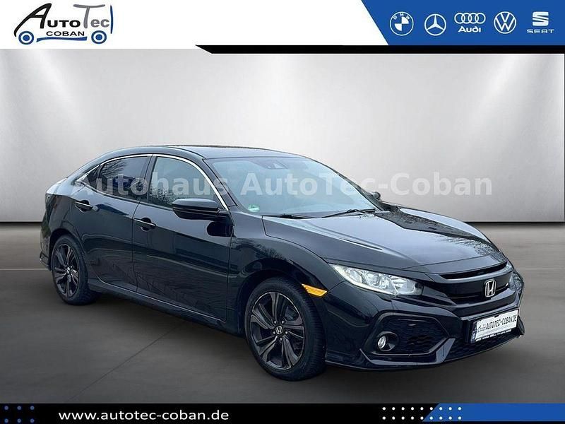 Schwarz Gebraucht 2018 Honda Civic Elegance Limousine | 11.890 € (Superpreis) - Bild 1/4