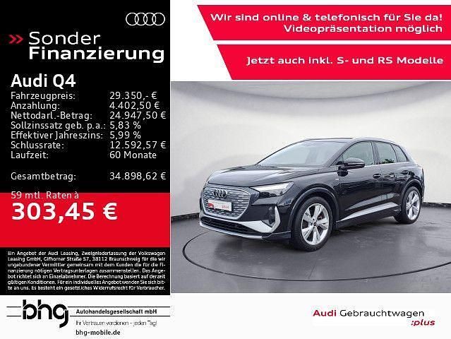 Schwarz Gebraucht 2022 Audi Q4 e-tron Ambiente SUV | 29.350 € (Guter Preis) - Bild 1/4