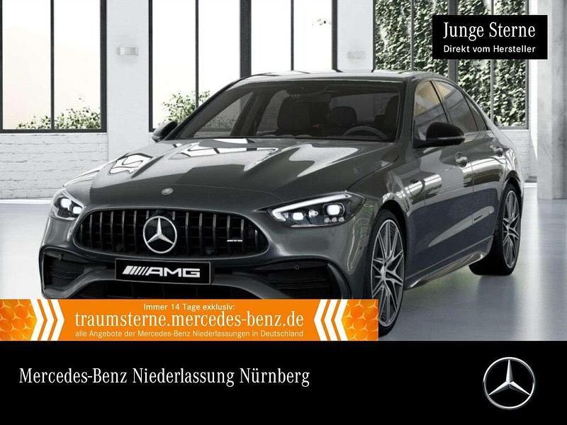 Grau Gebraucht 2023 Mercedes C43 AMG AMG Limousine | 53.890 € (Fairer Preis) - Bild 1/3