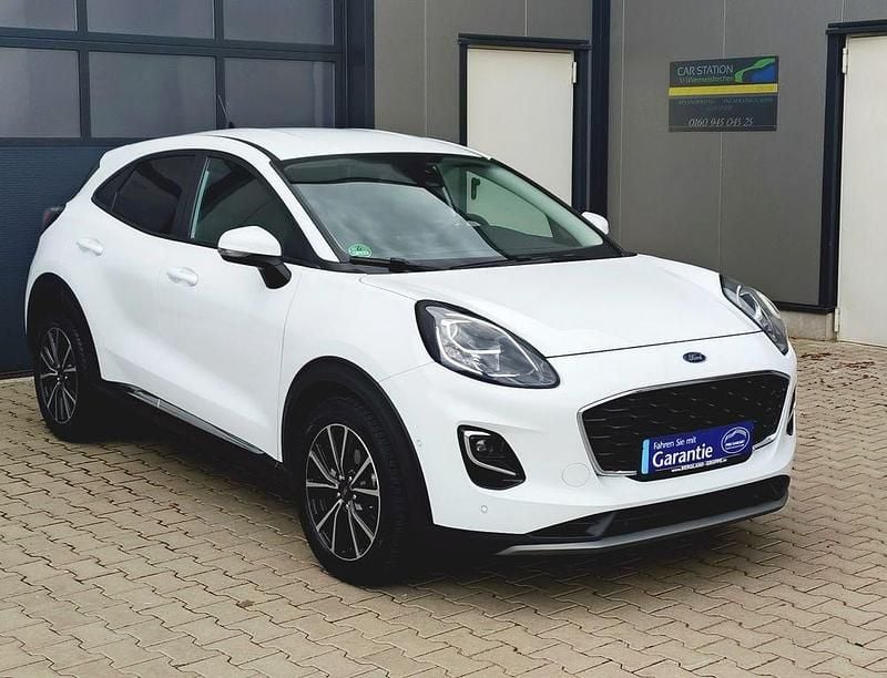 Weiß Gebraucht 2022 Ford Puma Gen-E Titanium Limousine | 15.990 € (Superpreis) - Bild 1/4