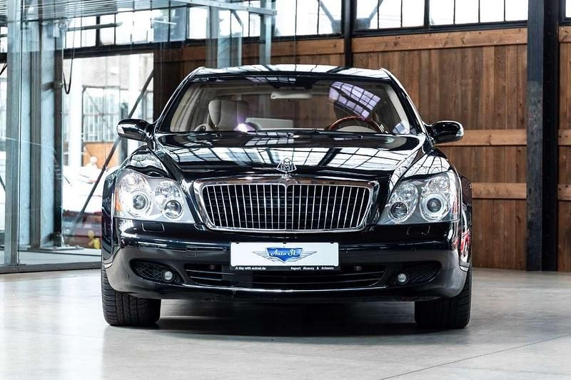 Gebraucht Maybach 57 551 PS (405 kW) 2006 Caspian schwarz/cote d'azur bl Limousine