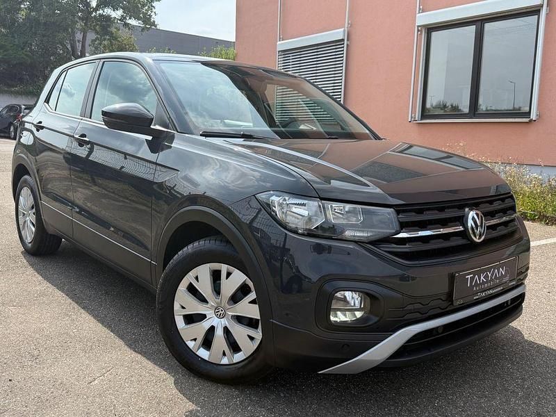 Uranograu/cinza urano Gebraucht 2019 VW T-Cross Basis SUV | 18.990 € (Fairer Preis) - Bild 1/4
