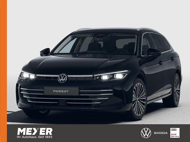 Grenadillschwarz metallic Neu 2026 VW Passat Elegance Kombi | 56.899 € (Teuer) - Bild 1/4