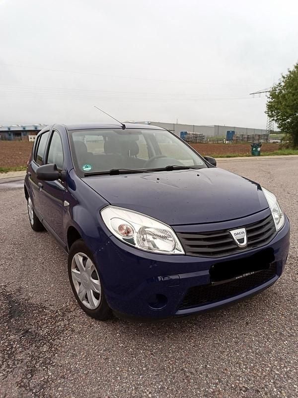 Blau Gebraucht 2009 Dacia Sandero Kleinwagen | 750 € (Superpreis) - Bild 1/4