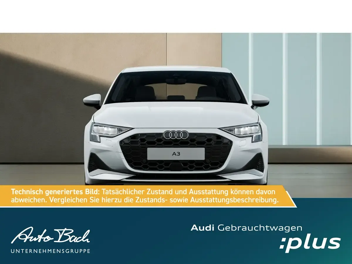 Gebraucht Audi A3 Advanced Plus 150 PS (110 kW) 2025 Gletscherweiß metallic Limousine