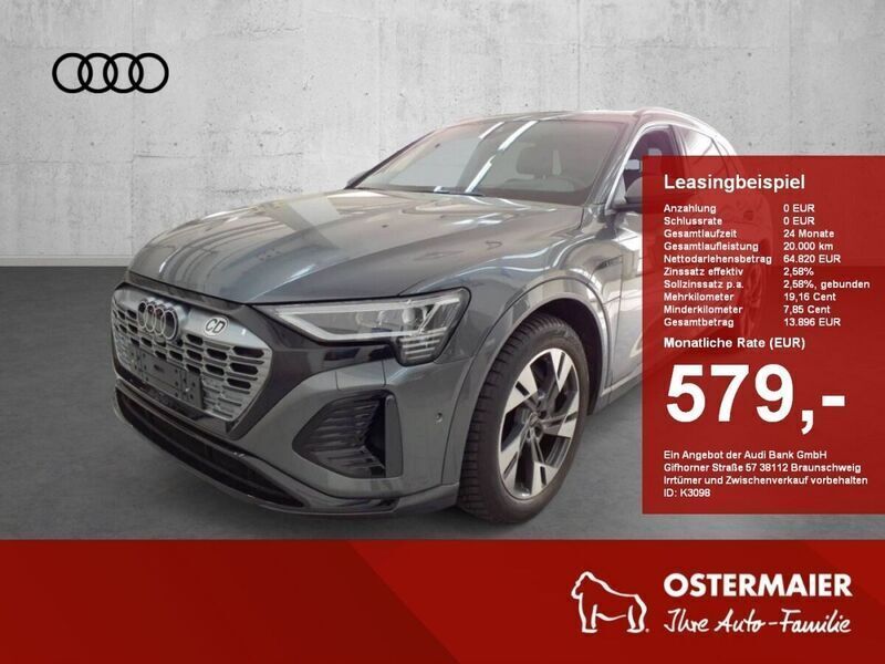 Daytonagrau perleffekt Gebraucht 2023 Audi Q8 e-tron S-Line SUV | 64.820 € (Superpreis) - Bild 1/4