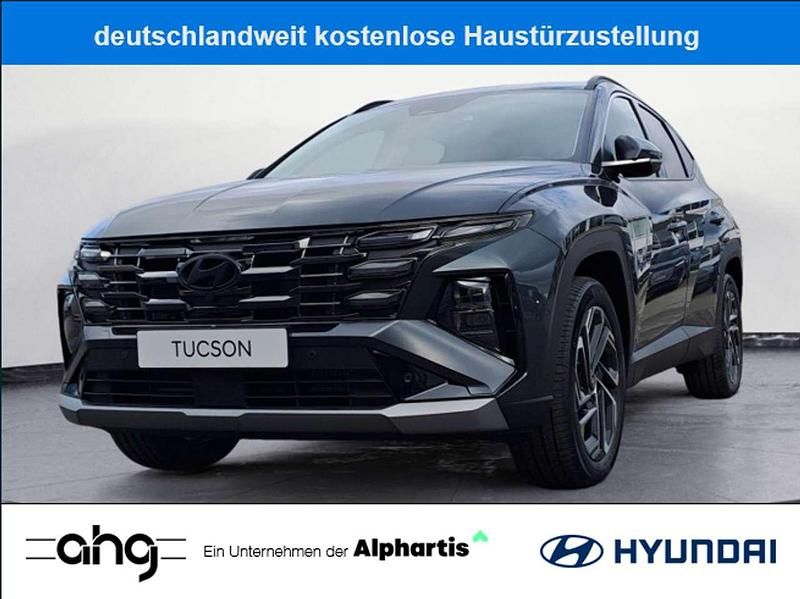Grün (cypress green) Neu 2025 Hyundai Tucson Prime SUV | 37.872 € (Superpreis) - Bild 1/4