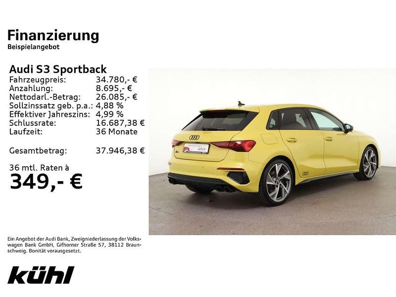 Gebraucht Audi S3 Ambiente 310 PS (228 kW) 2021 Pythongelb metallic Limousine