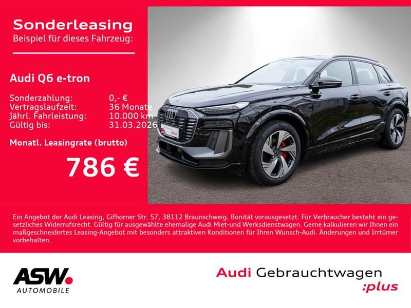 Gebraucht Audi Q6 e-tron S-Line 284 kW (387 PS) 2024 Mythosschwarz metallic SUV