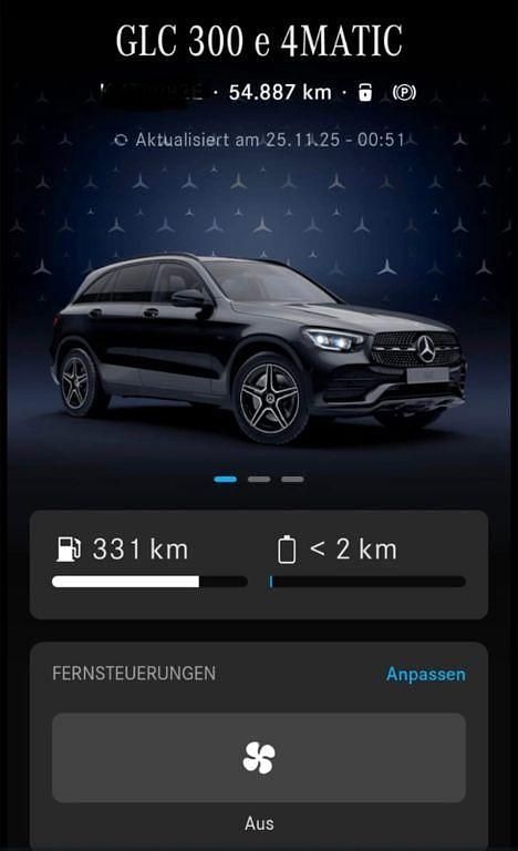 Schwarz Gebraucht 2021 Mercedes GLC300e SUV | 34.700 € (Superpreis) - Bild 1/4