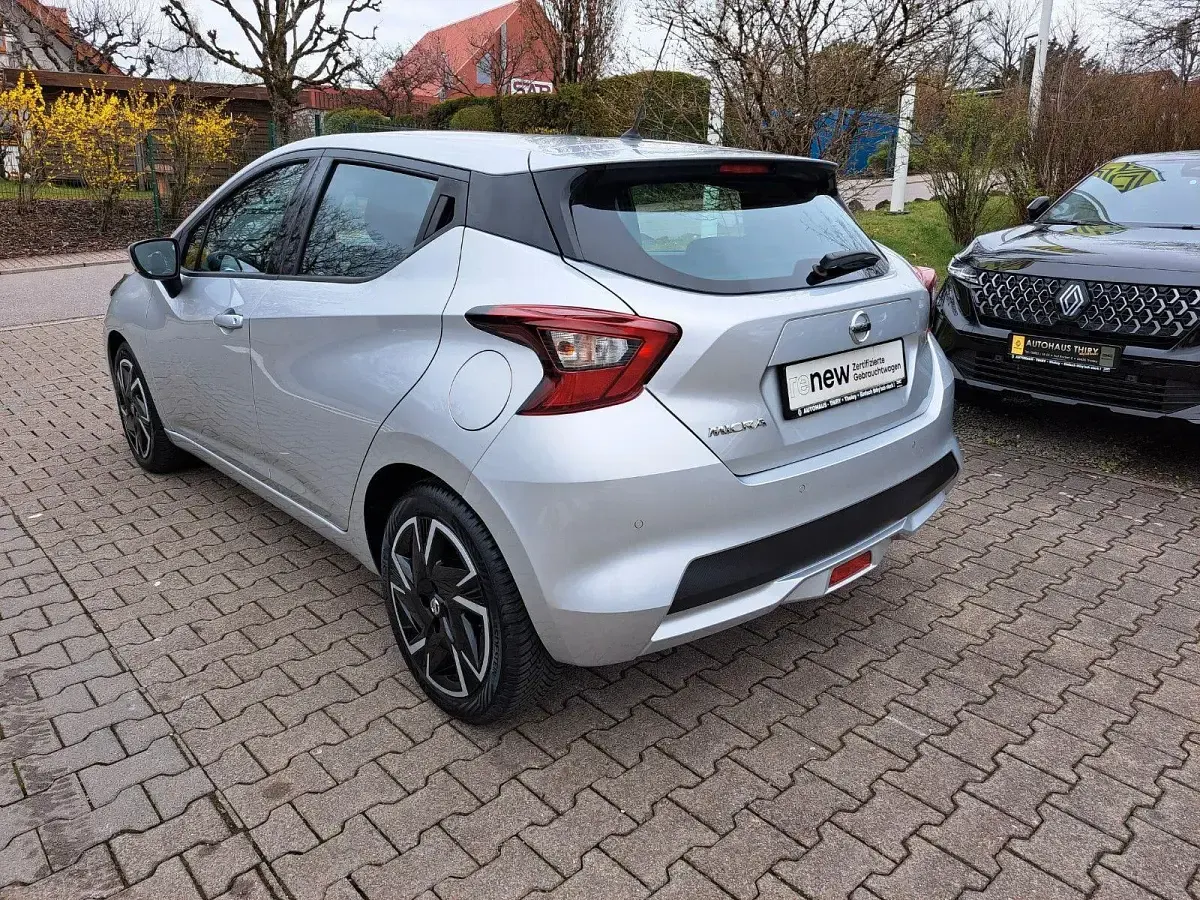Gebraucht Nissan Micra N-Way 92 PS (67 kW) 2022 Silber Kleinwagen