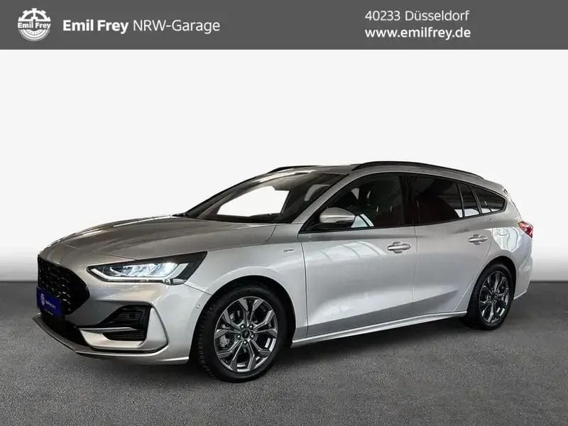 Moondust silber metallic Gebraucht 2023 Ford Focus ST-Line X Kombi | 22.375 € (Guter Preis) - Bild 1/4