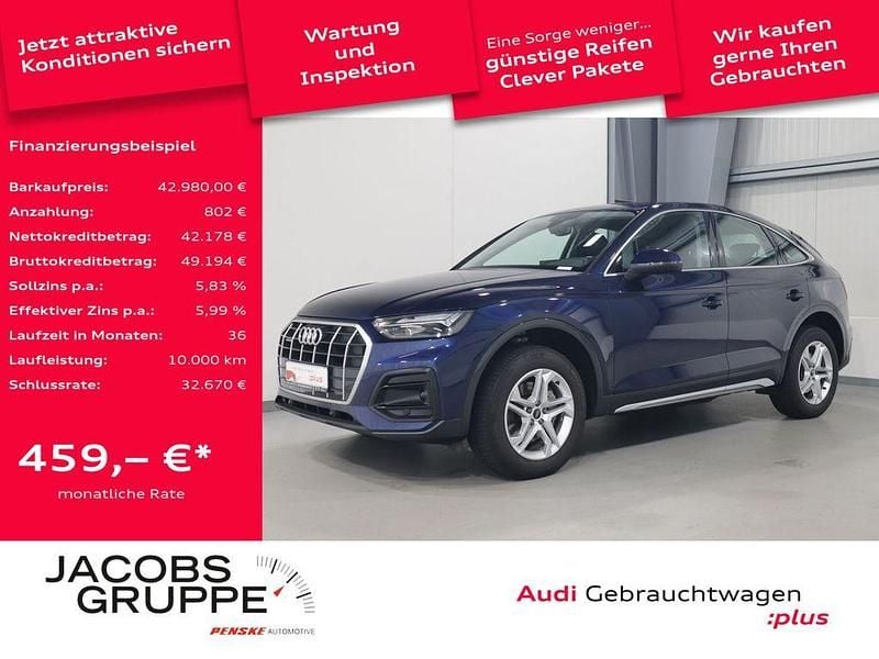 Blau Gebraucht 2024 Audi Q5 Sportback Advanced SUV | 42.980 € (Superpreis) - Bild 1/4