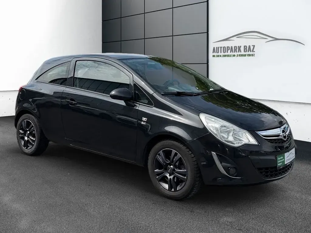 Gebraucht Opel Corsa 86 PS (63 kW) 2012 Schwarz Kleinwagen