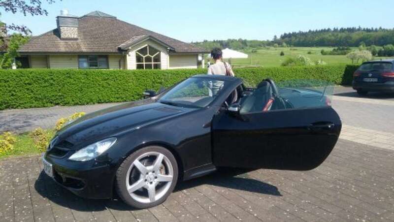 Schwarz Gebraucht 2008 Mercedes SLK200 Sport Edition Cabrio | 9.800 € (Guter Preis) - Bild 1/4