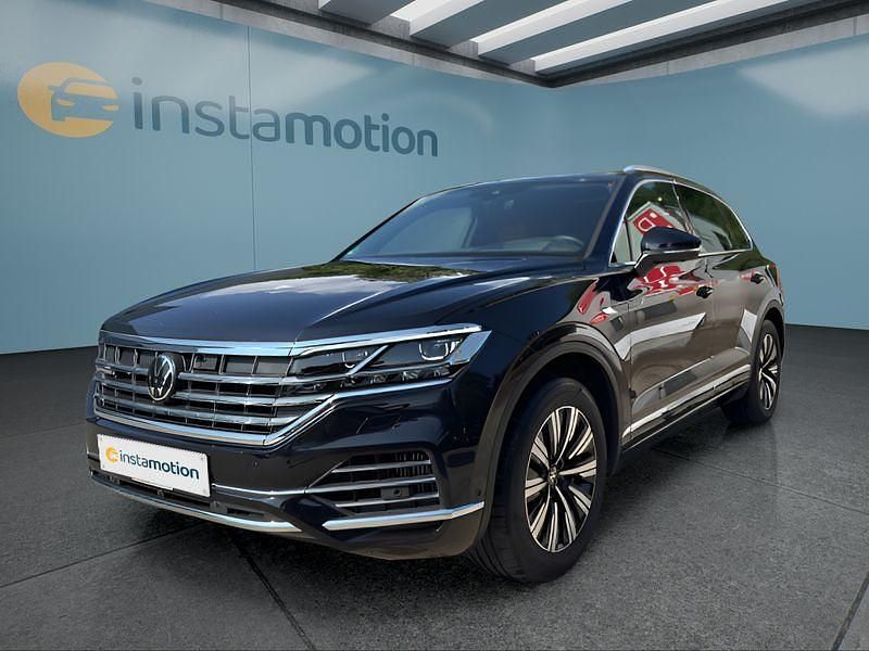 Schwarz Gebraucht 2021 VW Touareg SUV | 54.049 € (Teuer) - Bild 1/4