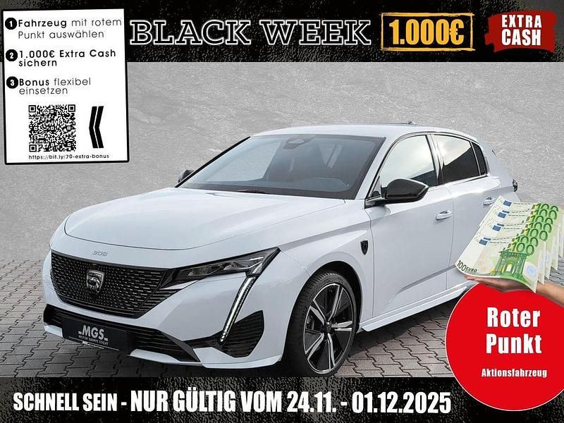 Weiß Neu 2025 Peugeot 308 GT Limousine | 27.990 € (Superpreis) - Bild 1/4
