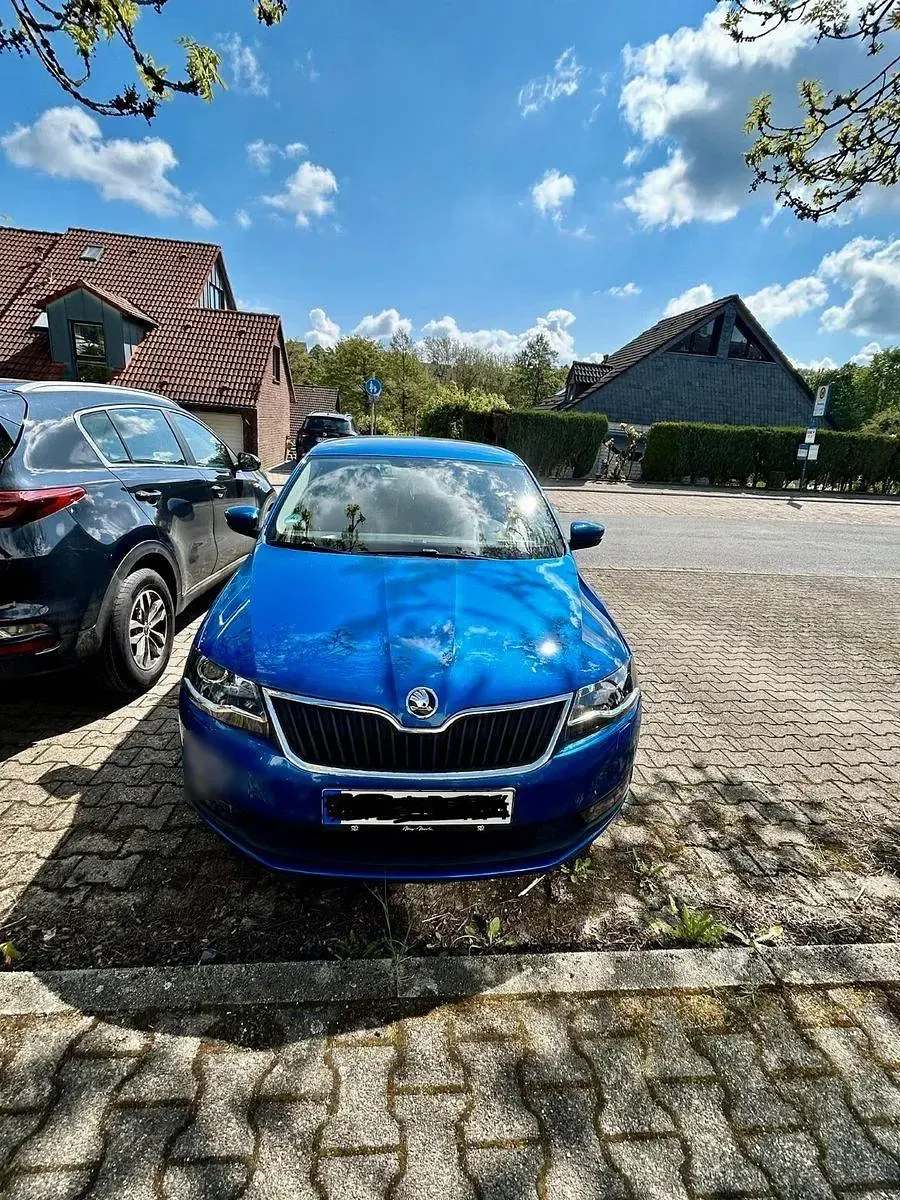 Gebraucht Skoda Rapid Drive 110 PS (80 kW) 2017 Blau Kleinwagen
