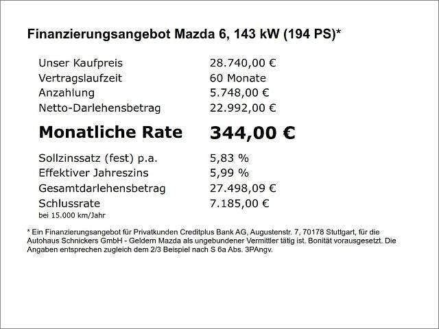 Gebraucht Mazda 6 Takumi-Line 194 PS (142 kW) 2023 Schwarz Kombi