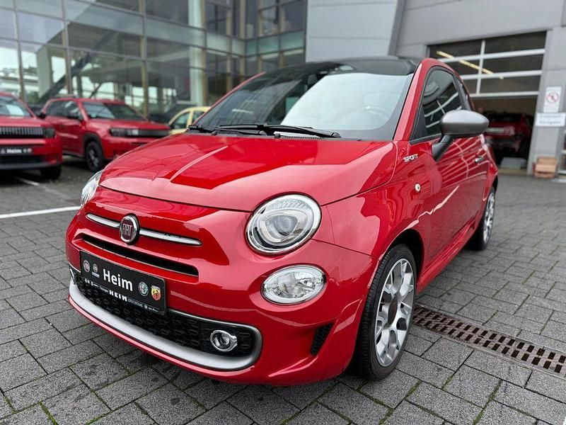 Rot Gebraucht 2021 Fiat 500 Sport Kleinwagen | 12.900 € (Fairer Preis) - Bild 1/4