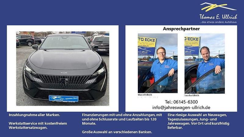 Schwarz Gebraucht 2025 Peugeot 408 GT GTi Limousine | 32.777 € (Fairer Preis) - Bild 1/3