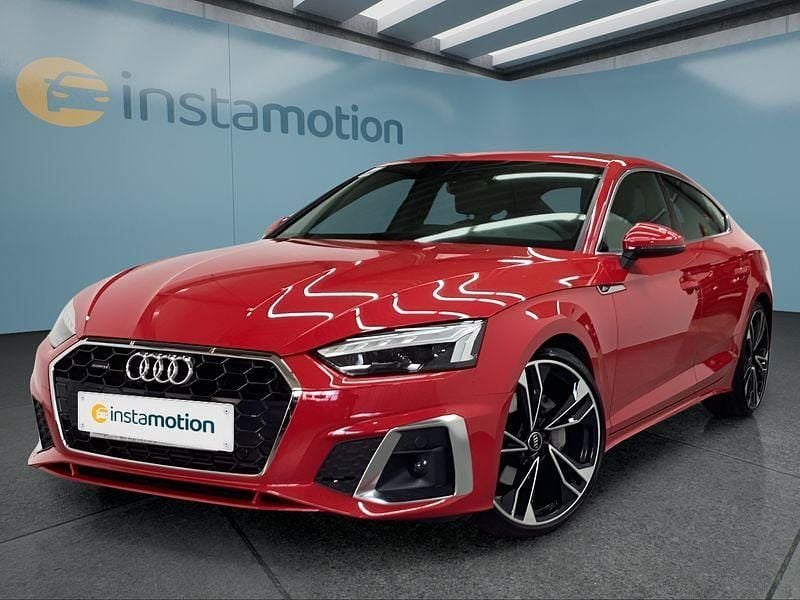 Rot Gebraucht 2023 Audi A5 S-Line Coupé | 36.099 € (Guter Preis) - Bild 1/4
