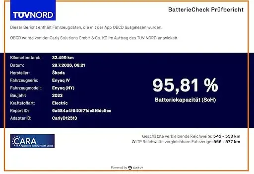 Gebraucht Skoda Enyaq iV 150 kW (204 PS) 2023 Blau SUV