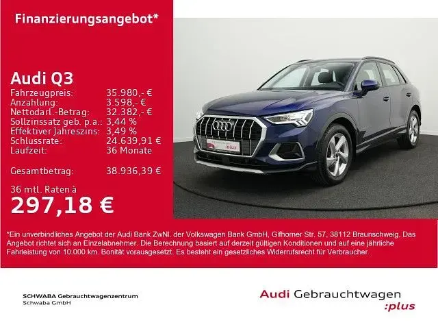 Gebraucht Audi Q3 Advanced Plus 150 PS (110 kW) 2025 Navarrablau metallic SUV